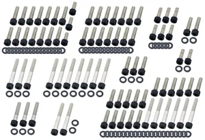 Screws4Bikes BLACK STAINLESS STEEL DRIVETRAIN SCREW KITS