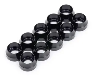 Screws4Bikes BLACK STAINLESS STEEL HEAD WASHER CUPS