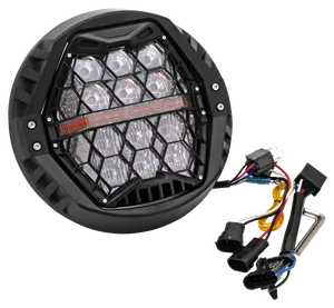 Zodiac (Genuine Zodiac Products) HONEYCOMB 7" LED HEADLIGHT UNIT