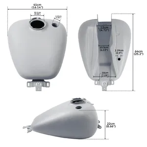Zodiac (Genuine Zodiac Products) STOCK STYLE GAS TANKS FOR TOURING & TRIKE