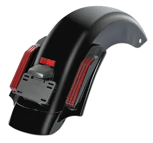 Zodiac (Genuine Zodiac Products) BLACK CVO STYLE LIGHTED REAR FENDER KIT FOR 2014 TO PRESENT TOURING