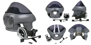Zodiac (Genuine Zodiac Products) FXR POLICE STYLE FAIRING FOR TWIN CAM DYNA AND MILWAUKEE EIGHT SOFTAIL
