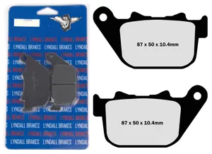 Lyndall Brakes LYNDALL BRAKE PAD SETS, FRONT