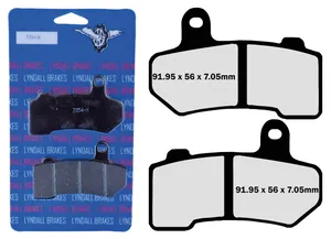 Lyndall Brakes LYNDALL BRAKE PAD SETS, FRONT