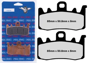Lyndall Brakes LYNDALL BRAKE PAD SETS, FRONT
