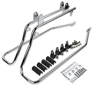 Zodiac (Genuine Zodiac Products) HARD BAG SADDLEBAG BRACKETS FOR SOFTAIL