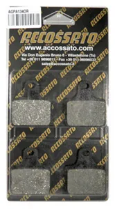 Accossato BRAKE PADS FOR AFTER MARKET CALIPERS