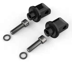 Ciro 3D Ciro Peg Side Rotating Device, Passenger, Black, Indian 2014-Up