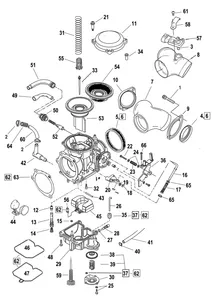 Zodiac (Genuine Zodiac Products) KEIHIN CV CARBURETOR PARTS