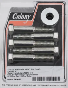 Colony ZINC PLATED REAR WHEEL SPROCKET HARDWARE KITS