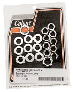 Colony COLONY 4-SPEED BIG TWIN TRANSMISSION SIDE COVER NUT KITS