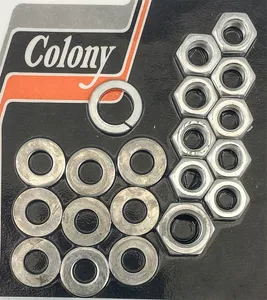 Colony COLONY 4-SPEED BIG TWIN TRANSMISSION SIDE COVER NUT KITS