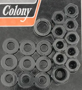 Colony COLONY 4-SPEED BIG TWIN TRANSMISSION SIDE COVER NUT KITS