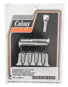 Colony TRANSMISSION TOP COVER SCREW KIT FOR 4 SPEED BIG TWIN