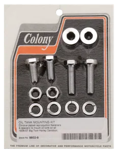 Colony COLONY EARLY BIG TWIN OIL TANK MOUNT KIT