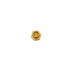 S&S Cycle Plug,Bowl,Threaded,1/2-20 UNF-2A,Brass