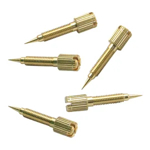S&S Cycle S&S Super E/G Idle Mixture Screw, Brass, 5 Pack