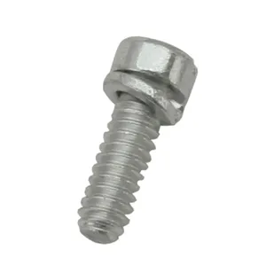 S&S Cycle S&S Super E/G Float Bowl Screw, 10-24 x 3/4", Slotted w/ Lock Washer