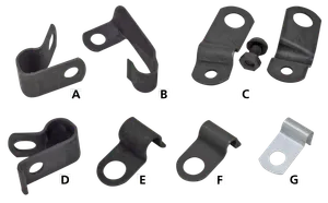 Colony REPLICA SPEEDO CABLE CLAMPS FOR VINTAGE MODELS