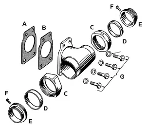 Colony MANIFOLD PARTS FOR KNUCKLEHEAD & PANHEAD