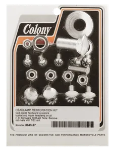 Colony HEADLIGHT MOUNT RESTORATION KIT 1935-1948