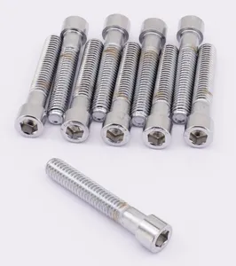 S&S Cycle X-Wedge SHC Screw, 5/16-18 x 1-7/8", Polished, 10 Pack