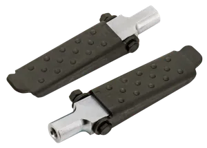 V-Twin ARMY STYLE PASSENGER FOOT PEG SET FOR 45CI MODELS