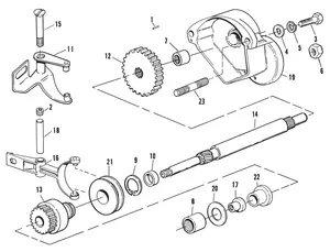 V-Twin STARTER HOUSING PARTS FOR 1980-1988 FLT, FXR & SOFTAIL