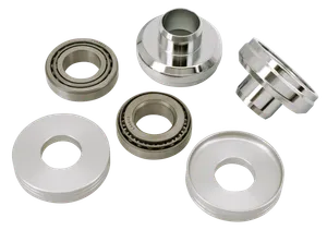 V-Twin Mfg STEERING HEAD 7/8" TO 1" ADAPTER CUPS WITH BEARINGS