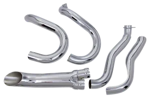 V-Twin OPEN 2-INTO-1 EXHAUST FOR LATE SHOVELHEAD