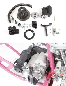 V-Twin YORK ELECTRIC START KIT FOR KNUCKLEHEAD & PANHEAD