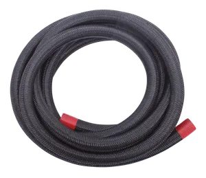 V-Twin Mfg BLACK BRAIDED OIL AND FUEL HOSE