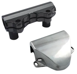 V-Twin Mfg HANDLEBAR RISER CLAMP AND COWL COVER FOR VINTAGE MODELS