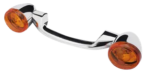 V-Twin REAR TURN SIGNAL BAR WITH BULLET TURN SIGNALS