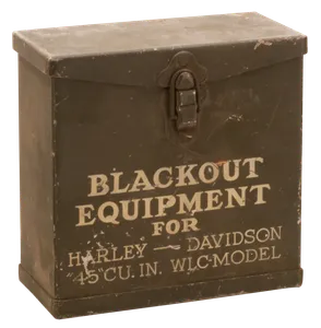 V-Twin GENUINE BLACKOUT EQUIPMENT BOX FOR WLC MODELS