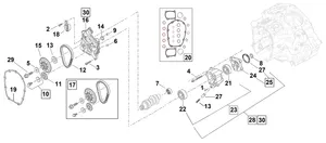 Zodiac (Genuine Zodiac Products) CAM DRIVE PARTS FOR MILWAUKEE EIGHT