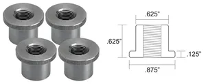 Lowbrow Customs LOWBROW CUSTOMS WELD-IN TANK MOUNT AND FUEL VALVE BUNGS