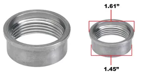 Lowbrow Customs LOWBROW CUSTOMS TANK CAPS AND WELD-IN BUNGS