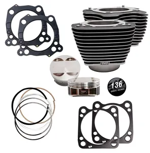 S&S Cycle S&S 131CI & 136CI BIG BORE STROKER CYLINDERS FOR MILWAUKEE EIGHT