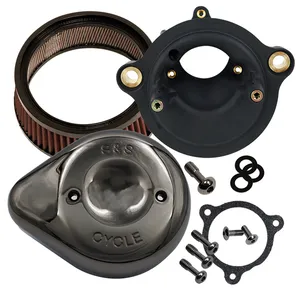 S&S Cycle S&S STEALTH DARK CHROME TEARDROP AIR CLEANER KIT