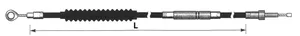 Barnett C13 - CLUTCH CABLE 1986-2022 XL & XR SPORTSTER