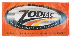 Zodiac (Genuine Zodiac Products) ZODIAC LOGO VINYL BANNER