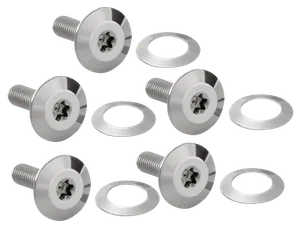 Arlen Ness BRAKE ROTOR SCREWS & NUTS FOR TRIKE