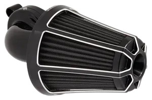Arlen Ness Ness Monster Sucker Cover, Beveled, Black