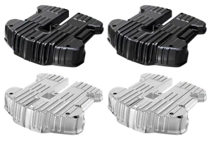 Rough Crafts ROUGH CRAFTS ROCKER COVERS FOR MILWAUKEE EIGHT