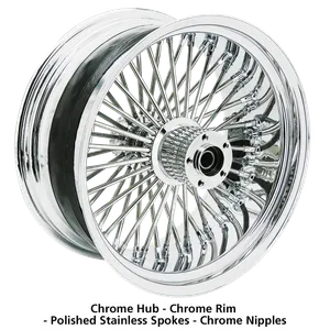 Ride Wright Wheels RIDE WRIGHT WHEELS RADIAL LACED FAT 50'S