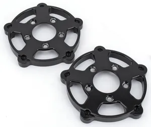 Performance Machine Performance Machine Front Hub Adapters, VRSC, Black, Pair